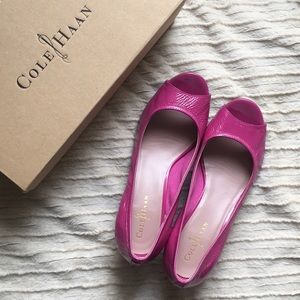 Cole Haan Wedges Nike Air Wood Grain Open Toe